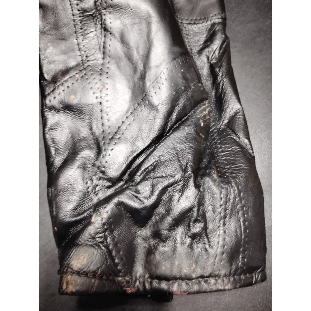 VTG Diamond Plate Buffalo Leather 